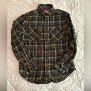 Coleman Plaid Flannel Button Down Shirt